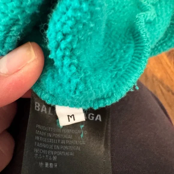 Balenciaga Crest Logo Oversized Hoodie